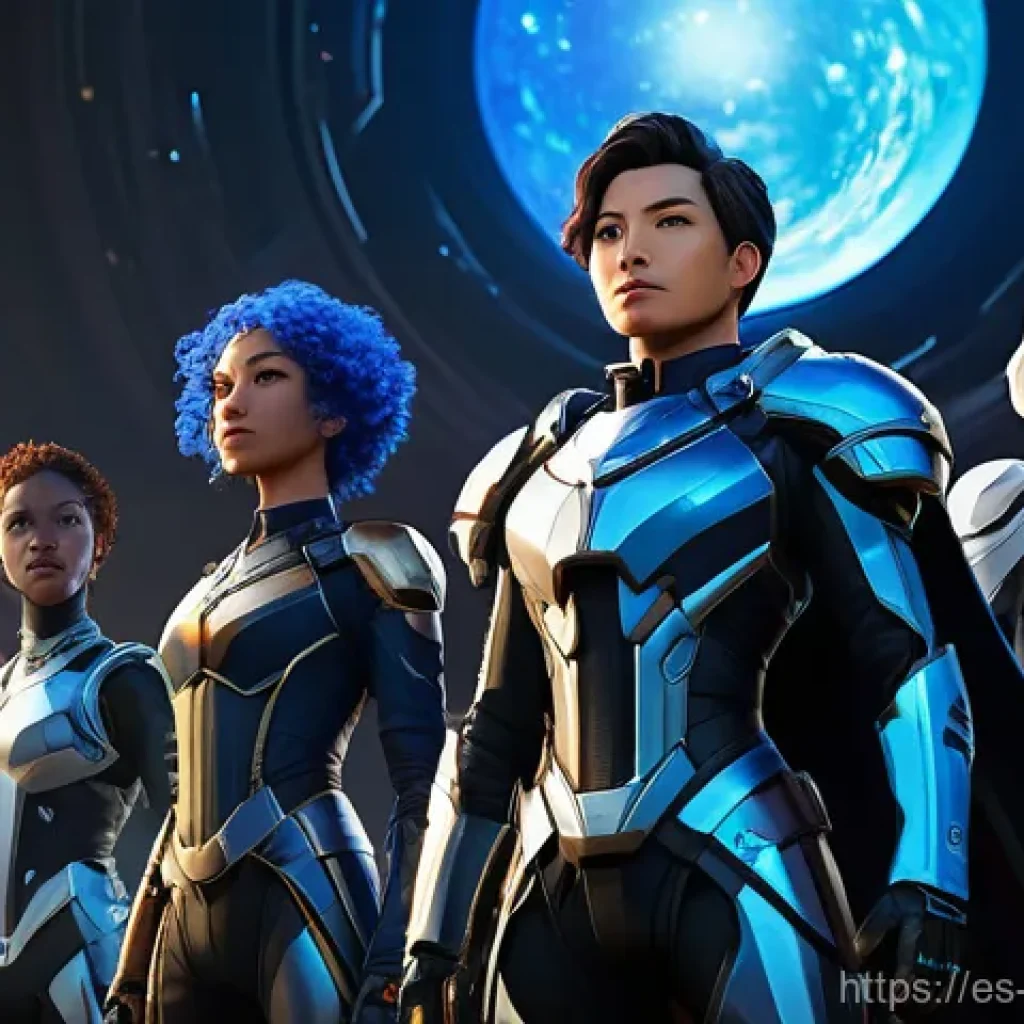 붕괴 스타레일 클랜 시스템 완벽 정리 - **"Celestial Trailblazers United"**: A dynamic and diverse group of Honkai: Star Rail Trailblazer ch...