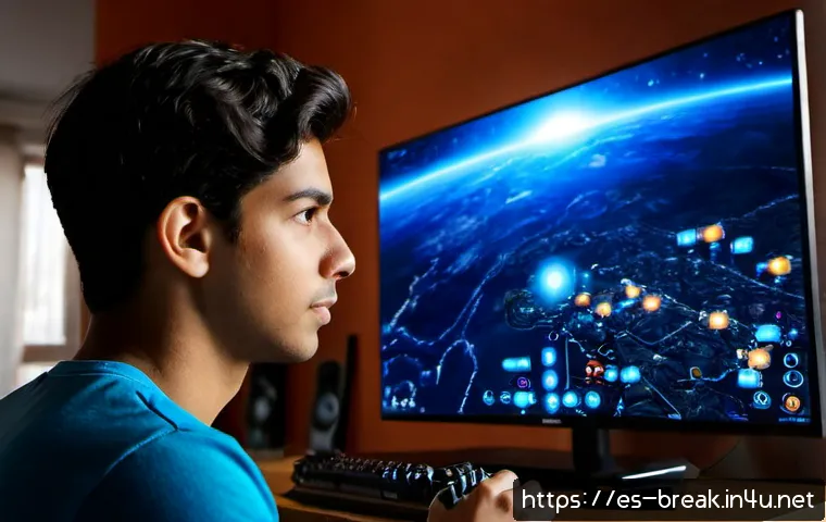 Home 17 붕괴 스타레일 신규 업데이트 내용 요약 - Photorealistic cinematic scene of a young Hispanic gamer in a modern Madrid apartment discovering a ...